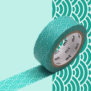 Masking tape mt 1P Seigaihamon hisui 15 mm x 7 m