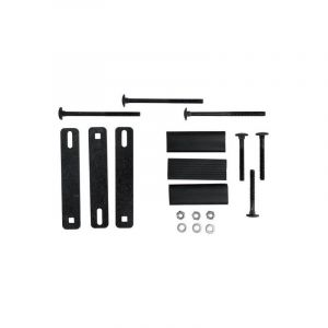 Peruzzo Square Bars Fixing Kit (ART.875) - Noir} - Squared Bars/No T Section}, Noir}
