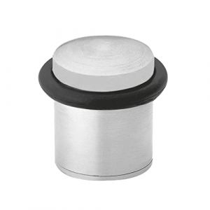 Amig - Butée en acier inoxydable avec caoutchouc pour portes de passage, accessoires de fixation, verrouillage de porte - Empêche les chocs et protège les murs