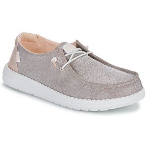 Slip ons HEYDUDE Wendy Metallic Sparkle Rose - Taille 36,37,38,39