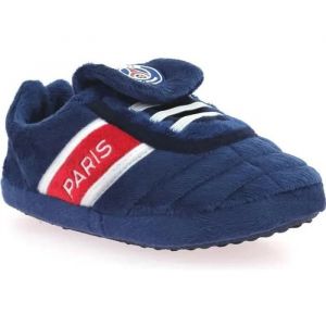 Psg 33 - Chaussons - Paris Saint Germain - Polyester - Bleu - Homme - Produit Officiel
