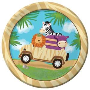 8 Petites assiettes Safari Aventure