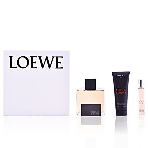 Loewe Solo - Coffret eau de toilette, baume après-rasage et vaporisateur de voyage