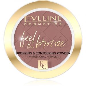 Image de Eveline Cosmetics Feel The Bronze poudre bronzante et contouring teinte 02 Chocolate Cake 4 g