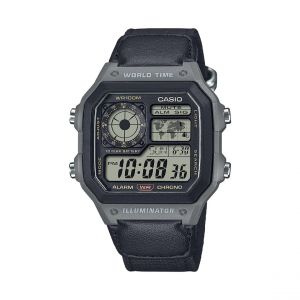 Casio Montre Homme - AE-1200WHUB-8AVEF Bracelet Tissu