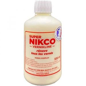 HMB Super Nikco -BDA Nettoyant - Polissant - 500 ml - Fabriqué en France - Pour tous les vernis - Redonne éclat et couleur