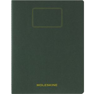 Moleskine Cahier A4 étudiant XXL avec 120 pages blanches Vert