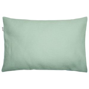 Sevira Kids Taie d'oreiller réversible en coton nid d'abeille bleu 35x40 cm