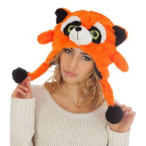 Ruedelafete Bonnet Raton Laveur orange