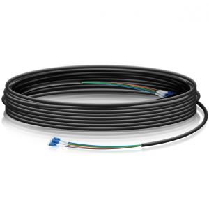 Ubiquiti Single-Mode LC Fiber Cable c&acirc;ble de fibre optique 60,96 m Noir