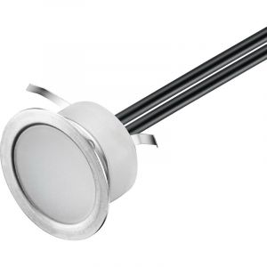 Image de Kit de Mini Spots LED 1W Extérieur Encastrable DC12V diamètre 30mm étanche IP67 - Blanc Neutre 4000K - 31 spots LED