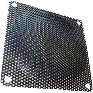 Aerzetix 2x Grille de protection 92x92mm ventilation pour ventilateur boîtier