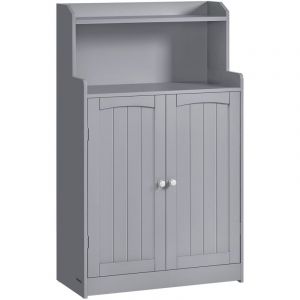 Meuble de salle de bain 30 x 60 x 100 cm gris tourterelle
