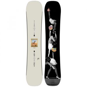 Burton Snowboard Planche de snowboard Good Company Camber blanc noir - 152