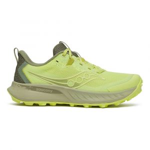Saucony Peregrine 15 Chaussure Trail Femmes - Jaune, Vert, Pointure 37.5