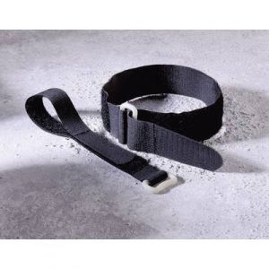 Fastech Bande auto-agrippante 19046/30 avec boucle partie velours et partie crochets (L x l) 600 mm x 30 mm noir 1 pc(s)