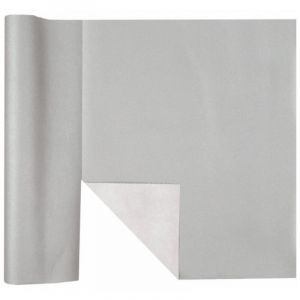 C min de Table 3 en 1 Airlaid Luxe 4m80 Couleur Argent