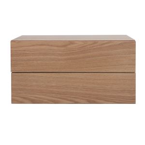 Miliboo Caisson de rangement 2 tiroirs bois MAX
