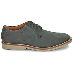 Clarks Homme Atticus LTLace, Dark Grey Nubuck, 45 EU