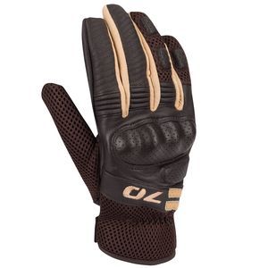 Segura Gants cuir/textile Melbourne marron/beige - T8