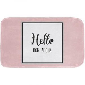 Image de Tapis de bain Amour Rose