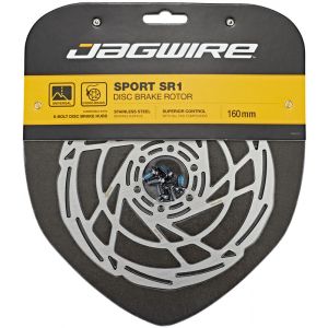 Jagwire Sport SR1 Disque de frein 6 boulons, silver 160mm Disques de frein