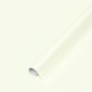 DC Fix Film adhésif pour meubles - Satiné mat - Blanc cassé - 67,5 cm x 2 m - Film décoratif autocollant pour meubles de cuisine, table, armoire, rebord de fenêtre, façades de cuisine, armoire, film