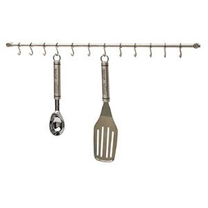 Kitchen craft Rail de suspension en acier inoxydable pour ustensiles de cuisine 52cm - KCRACKDL