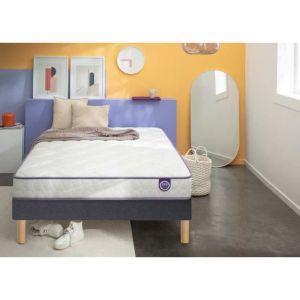 Merinos Ensemble Happy Lit - 100% Latex + Sommier Confort Medium 140x190