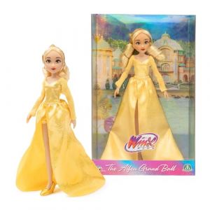 Winx, Poupée articulée, 26 cm, Série Tenue de Bal à Alfea, Modèle Stella, pour Les Enfants dès 3 Ans, WNX705