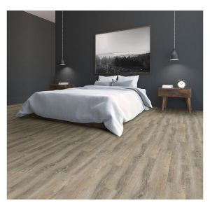 Deladeco Lame PVC à clipser bois Nolwenn I 17,78x121,28 Chêne barrique