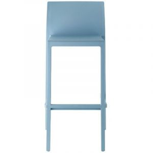 Scab Tabouret design en plastique bleu