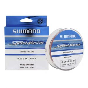 Shimano NYLON SPEEDMASTER TAPERED SURF LINE 26/100 AU 57/100 (nylon conique)