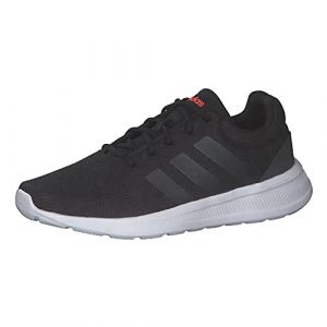 Adidas Lite Racer CLN 2.0, Chaussure de Course sur Route Homme, Core Black/Carbon/Solar Red, 44 2/3 EU