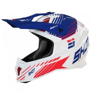 Shot Casque Motocross Lite Fury S Navy / Red Glossy