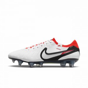 Nike Chaussure de foot &agrave; crampons pour terrain gras Tiempo Legend 10 Elite - Blanc - Taille 39 - Male