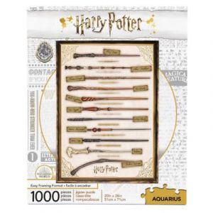 Aquarius Puzzle 1000 pièces Harry Potter Baguettes Magiques - 65345