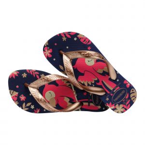 Havaianas Tongs enfant KIDS TOP PETS - Couleur 23 / 24,25 / 26,27 / 28,29 / 30 - Taille Marine