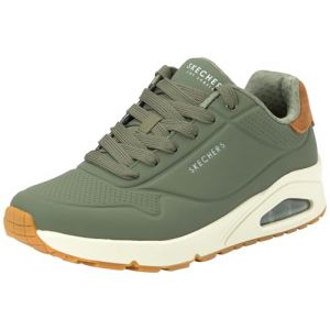 Skechers Homme Uno Suited on Air Basket, Vert olive, 42 EU