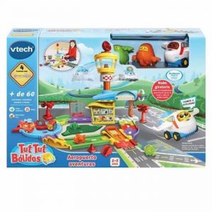 Vtech 80-548822 TTB Aéroport Aventures (+ Jet), Jouets pour Enfants + 1 an, Version espagnole, Multicolore, 3480-548822, único