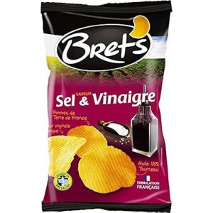 Benedicta Chips - BRETS - Saveur Vinaigre - 125G - Lot de 4 - Ap&eacute;ritif croustillant