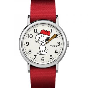 Timex Montre Unisexe Weekender x Peanuts Snoopy TW2R41400