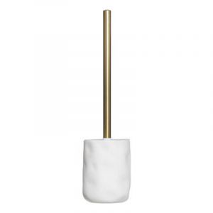 Brosse WC Design "Indonésie" 39cm Blanc Prix