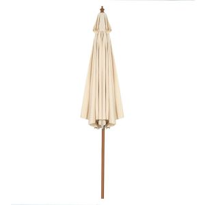 Parasol Coast avec 8 Balles inclinables - Beige - 270 cm