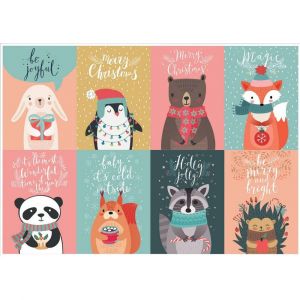 Puzzle 1000 pi&egrave;ces : Cartes de No&euml;l