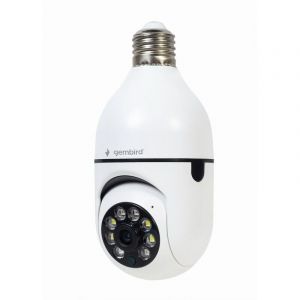 Gembird TSL-CAM-WRHD-01 Caméra wifi rotative intelligente, E27, 1080p