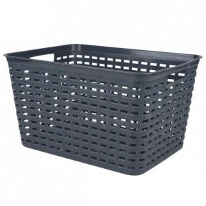 Urban living TONY PANIER DE RANGEMENT EN PLASTIQUE 39X29XH22CM MIDNIGHT BLUE