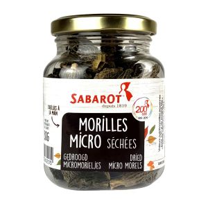 Sabarot Morilles micro séchées pot de 30g