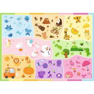 Nathan Puzzle 45 pi&egrave;ces : Un monde de couleurs