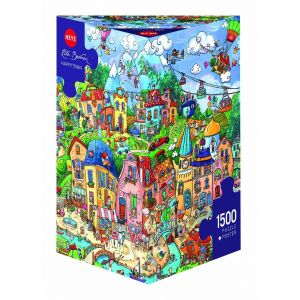 Heye Rita Berman: Happytown - Puzzle 1500 pièces